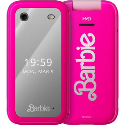 HMD Barbie™ Phone 4G 1GF030APC1L03 frontAndBack